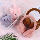 Chenille Bear Earmuffs