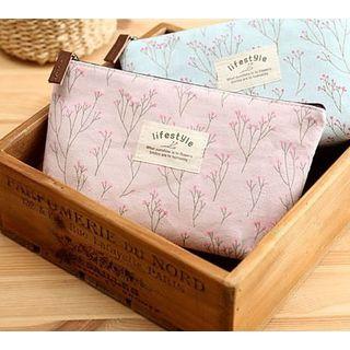 Floral Canvas Pencil Bag