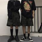 Couple Matching Camouflage Wide-leg Shorts