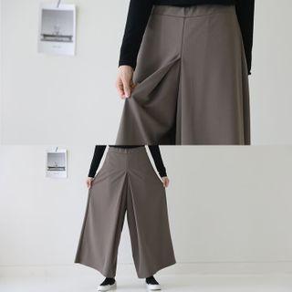 Pleated Maxi Culottes