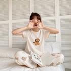 Short-sleeve Print T-shirt / Sleep Pants / Shorts / Set