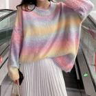 Ombre Sweater Pink - One Size