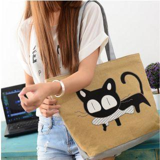 Cat Canvas Tote Bag