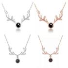 Deer Horn Pendant Necklace