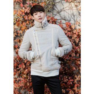 Fleeced-line Wrapped Jacket