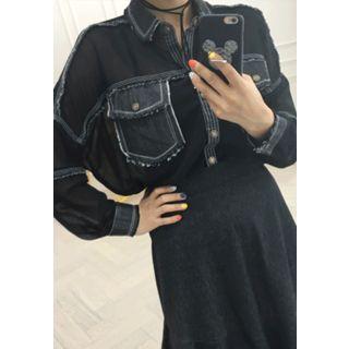 Fringed Placket Top