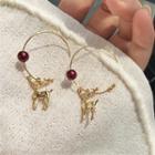 Unicorn Dangle Earring 1 Pair - Hook Earring - One Size