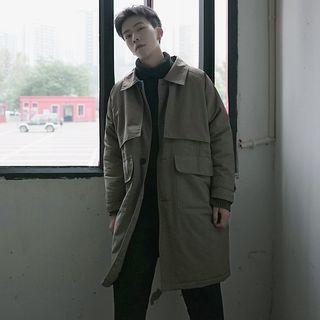 Collared Button Trench Coat