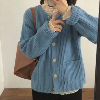 Mock-neck Long-sleeve Crinkle Mesh Top