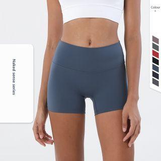 High-waist Sports Bike Shorts