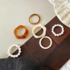 Set Of 3: Acrylic Ring (various Designs)