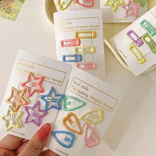 Set Of 10: Alloy Hair Clip (various Designs)