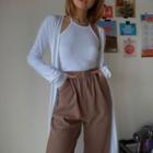 Set : Cardigan + Suspender
