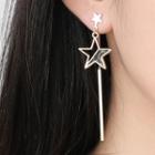 Star Glaze Alloy Dangle Earring