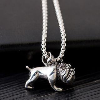 Alloy Dog Pendant Necklace 177 - Alloy Dog - One Size