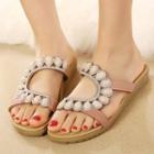 Gemstone Slide Sandals