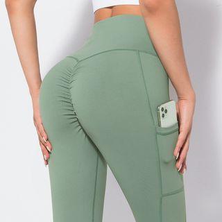 Plain High Waist Yoga Pants