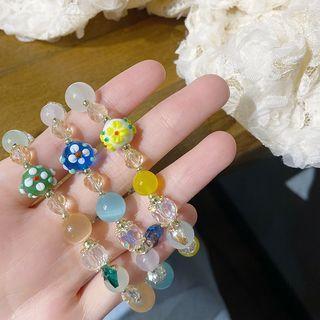 Faux Cat Eye Stone Bead Bracelet