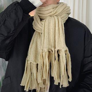 Couple Matching Rib-knit Scarf