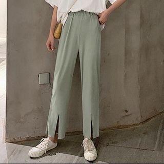 Split Wide-leg Pants
