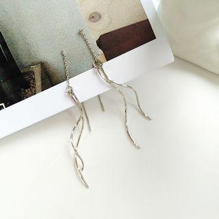 Alloy Fringed Earring 1 Pair - Earrings - One Size