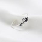 Rhinestone Star 925 Sterling Silver Open Ring Silver - One Size