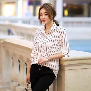 Pinstriped Blouse