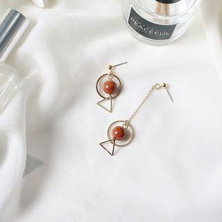 Non-matching Triangle Earring