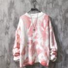 Tie-dyed Distressed Sweater