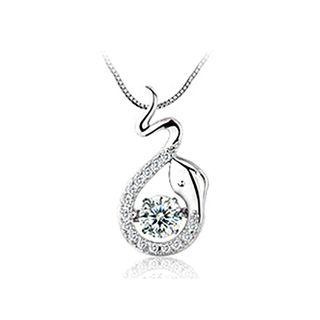 925 Sterling Silver Zodiac Snake Pendant With Necklace