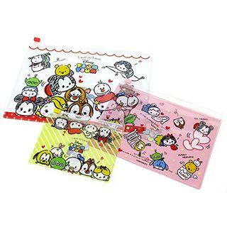 Love Love Tsum Tsum 3 Pieces Pouch Set