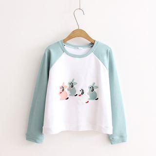 Bunny Appliqu  Long-sleeve T-shirt