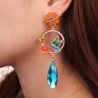 Gemstone Bird Statement Earring 6804 - One Size