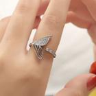 925 Sterling Silver Mermaid Tail Open Ring Jz1098 - One Size