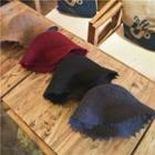 Fray Edge Wool Blend Cloche Hat
