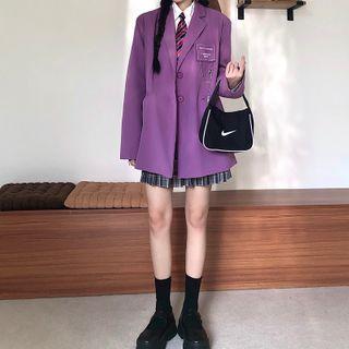 Lettering Chained Blazer