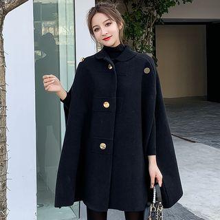Button Cape Black - One Size