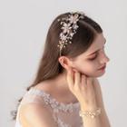 Bridal Flower Headpiece As Shown In Figure - One Size