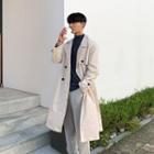 Double-breasted Colored Trench Coat