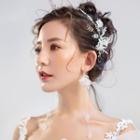 Bridal Flower Rhinestone Headband