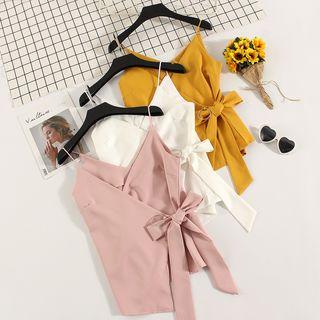 V-neck Side Tie Camisole Top