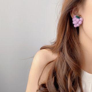 Grape Stud Earring / Clip-on Earring