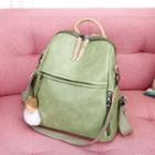 Doll Charm Convertible Faux Leather Backpack