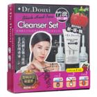 Dr.douxi - Black Head Pore Cleanser Set: Deep Sebum Softener 20ml + Carbon Clean Mask 50ml + Astringent Balance Toner 20ml 3 Pcs