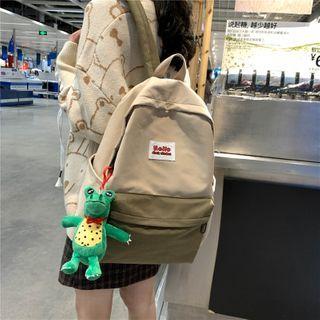 Zip Nylon Backpack / Bag Charm / Set