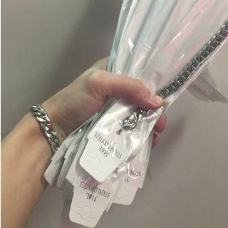 Chain Bracelet Bracelet - Silver - 0.8cm X 18cm