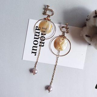 Scallop Drop Earrings / Ear Cuffs