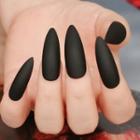 Matte Plain Pointed Faux Nail Tips