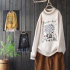Long Sleeve Embroidered Sweater