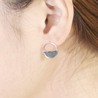 925 Sterling Silver Hoop Ear Stud
